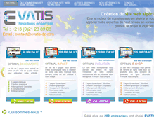 Tablet Screenshot of evatis-dz.com